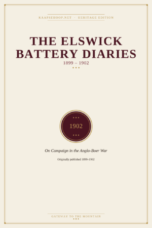 The Elswick Battery Diaries (1899-1902)