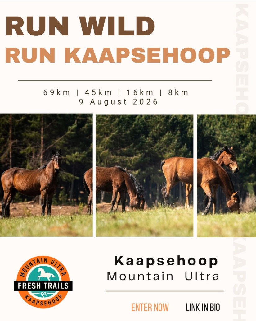 Kaapsehoop Mountain Ultra 2026 — Fresh Trails, 9 August 2026
