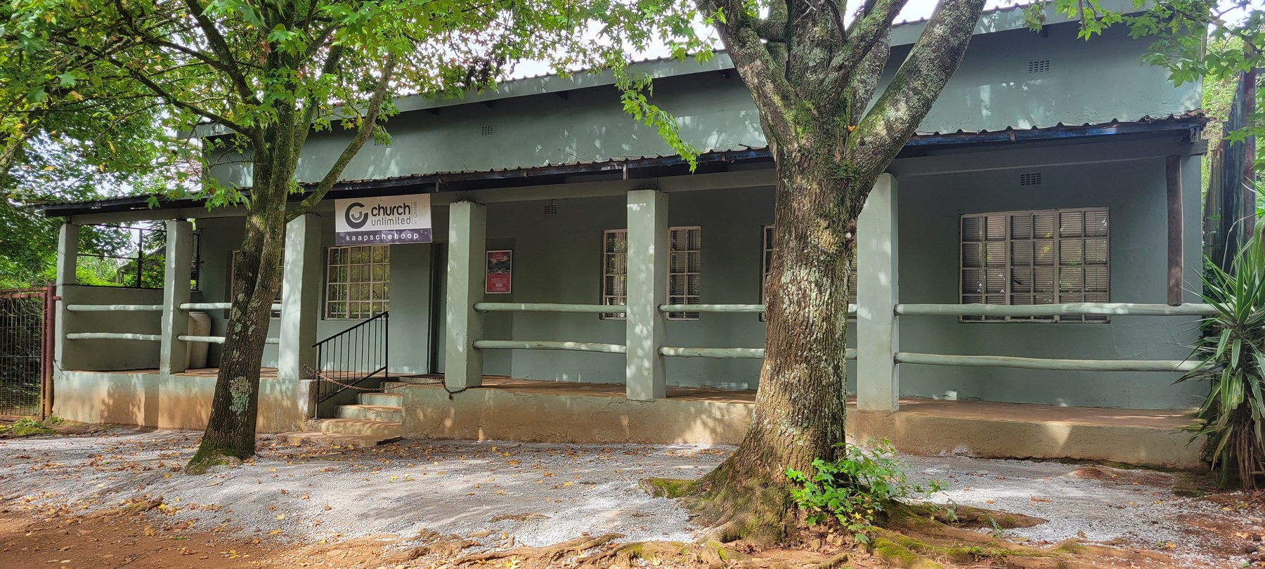 The old trading store building at Kaapsche Hoop, today Church Unlimited